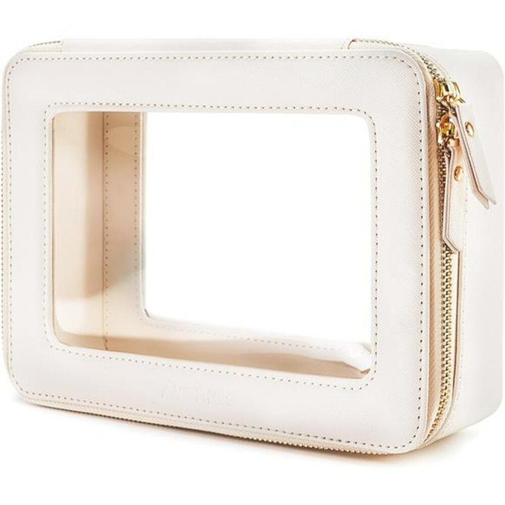 Clear makeup bag travel toiletry cosmetic organizer waterproof zipper pouch case